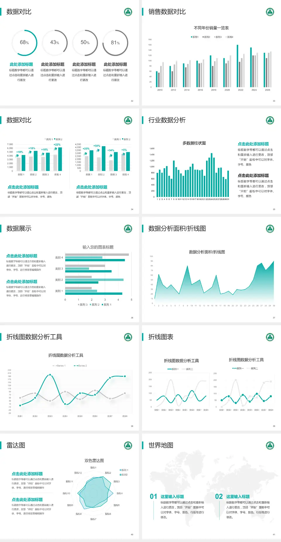 深圳市人民医院一门诊会议与研讨会PPT模板4:3格式幻灯片预览图5