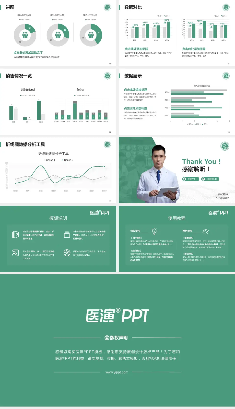 广州市皮肤病医院病例分享与讨论PPT模板16:9格式幻灯片预览图4
