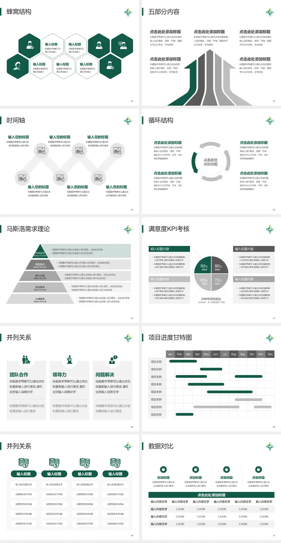 江门市人民医院医疗知识普及PPT模板4:3格式幻灯片预览图4
