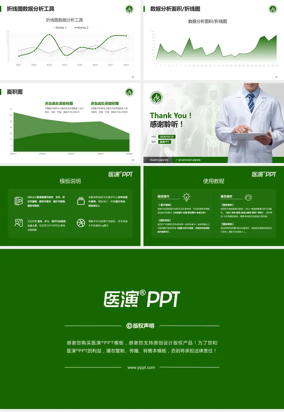 广州市越秀区骨伤康复医院患者教育与指导PPT模板16:9格式幻灯片预览图7