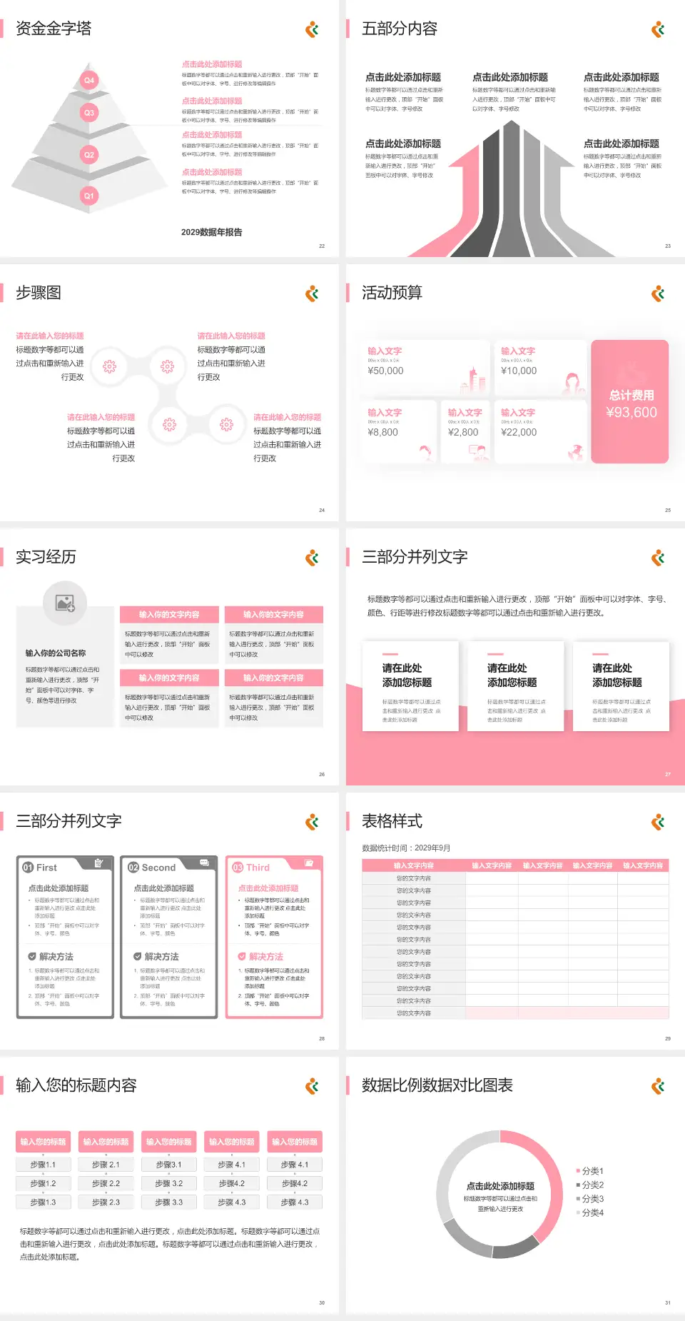 深圳市妇幼保健院会议与研讨会PPT模板4:3格式幻灯片预览图4