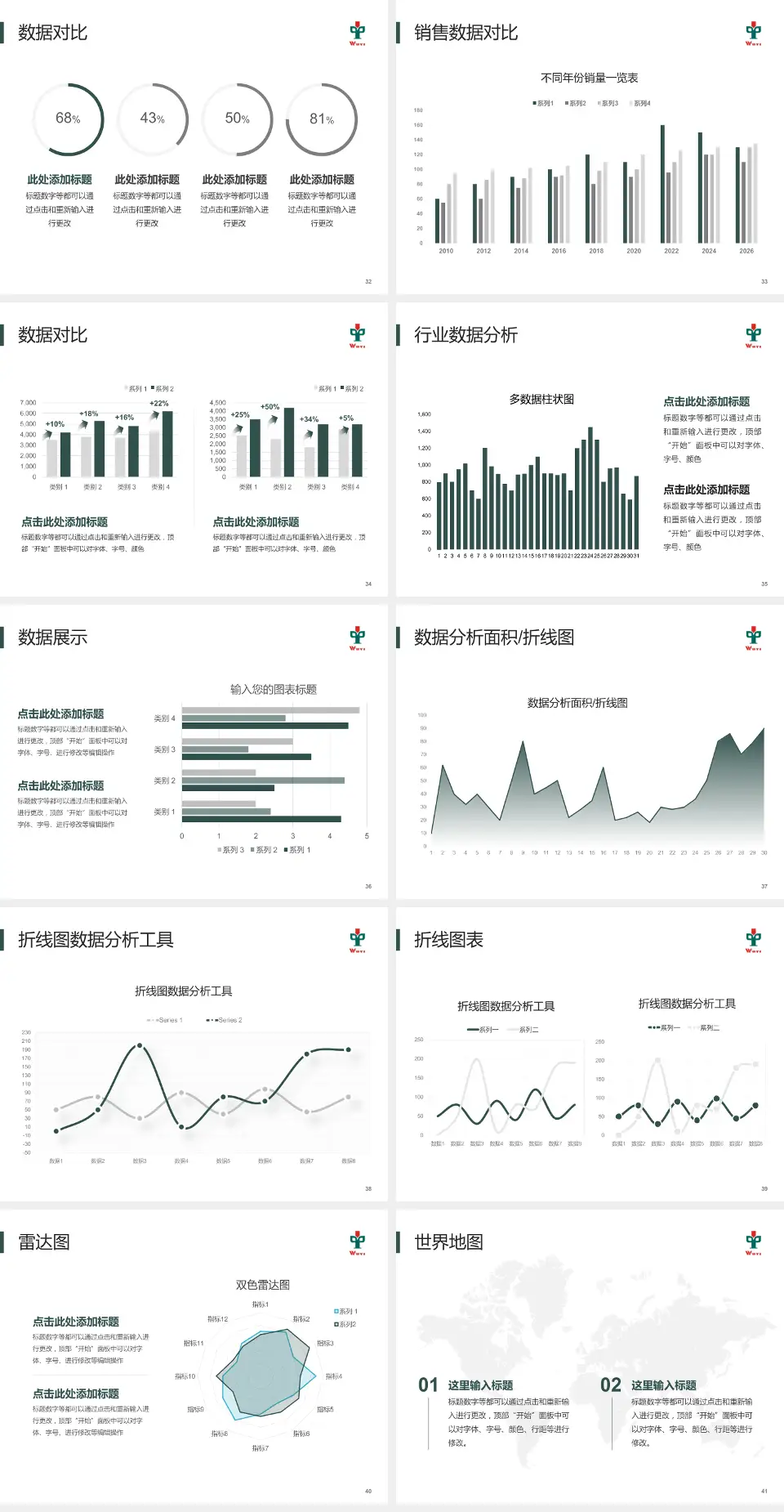 江门市五邑中医院会议与研讨会PPT模板4:3格式幻灯片预览图5