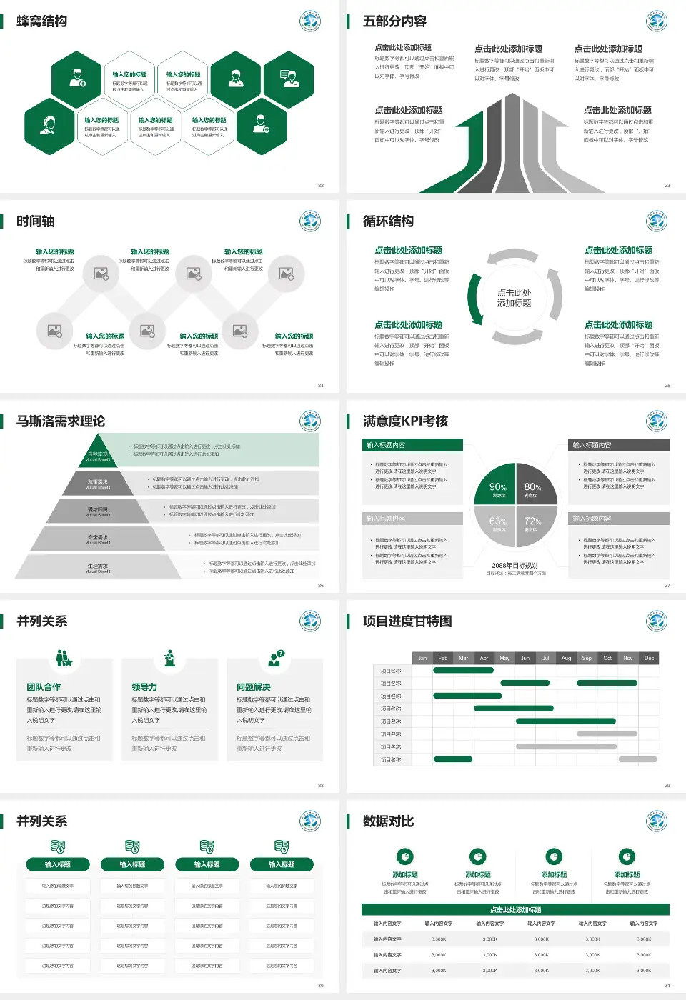 汕头市中心医院医疗知识普及PPT模板16:9格式幻灯片预览图4