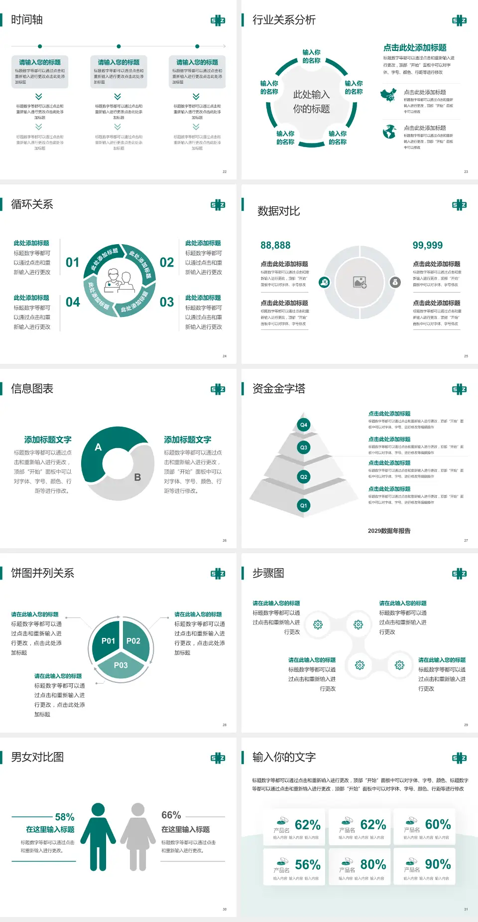 深圳市中医院光明院区医院管理报告PPT模板4:3格式幻灯片预览图4