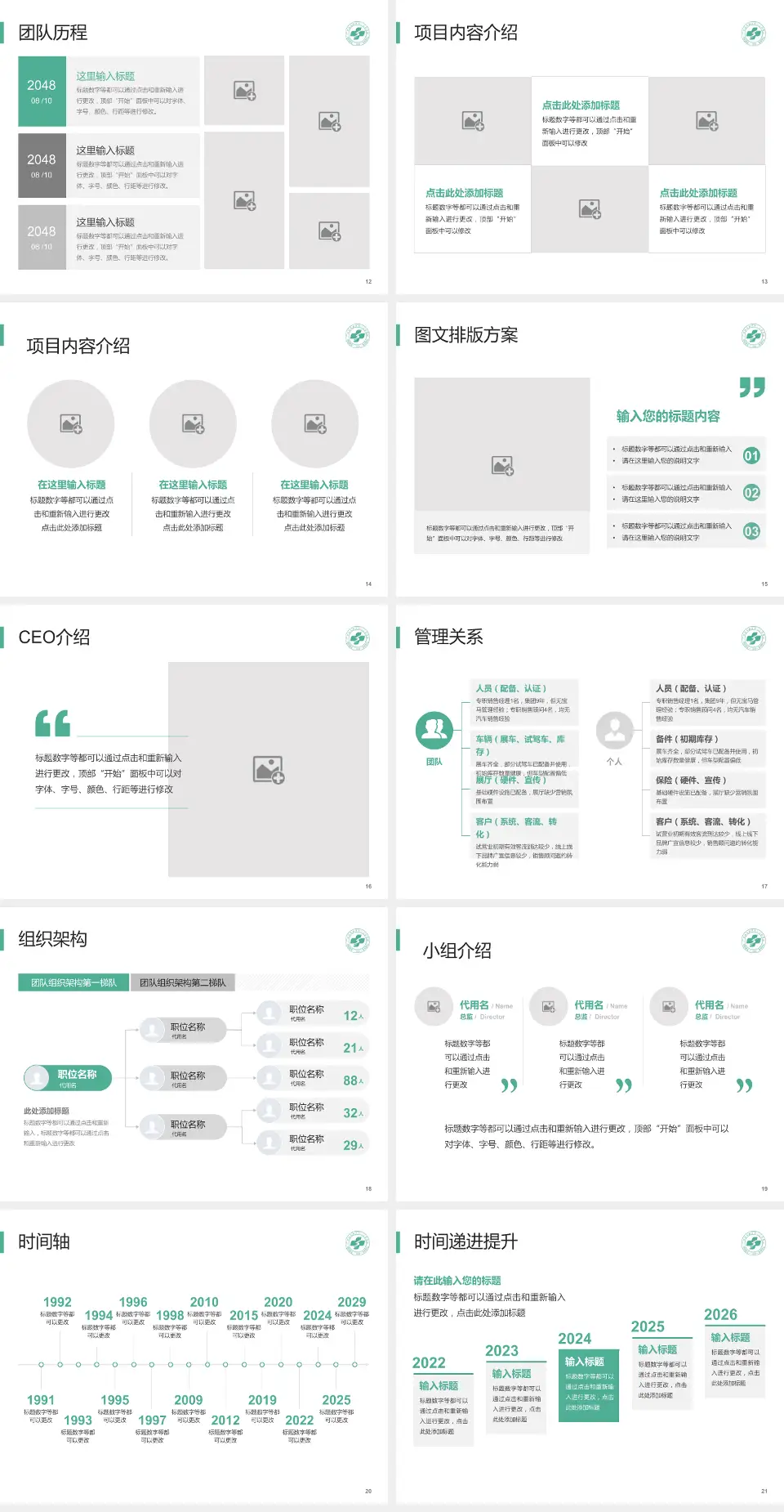 广州市花都区第二人民医院医院管理报告PPT模板4:3格式幻灯片预览图3