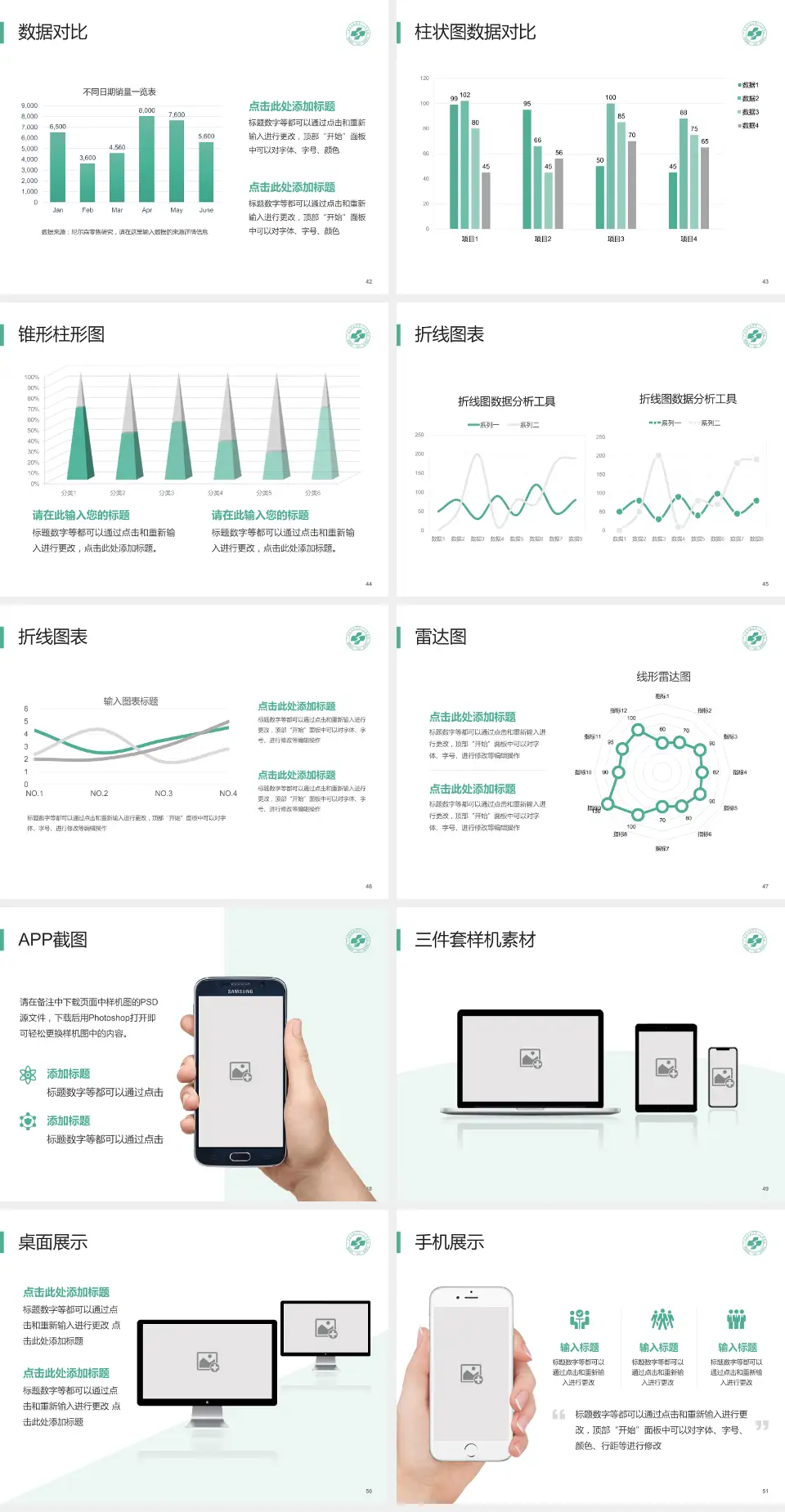 广州市花都区第二人民医院医院管理报告PPT模板4:3格式幻灯片预览图6