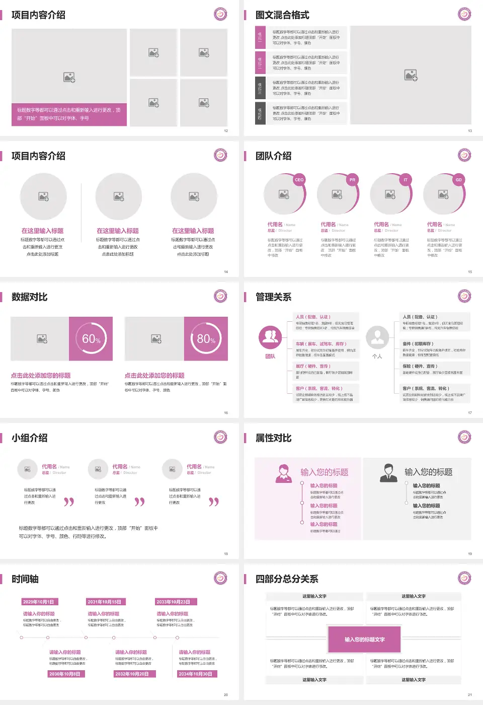 江门市妇幼保健院科室介绍与推广PPT模板16:9格式幻灯片预览图3
