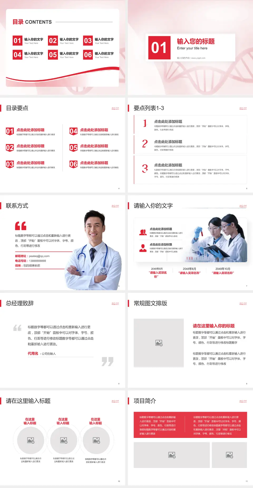 揭阳市人民医院项目申请与汇报PPT模板4:3格式幻灯片预览图2