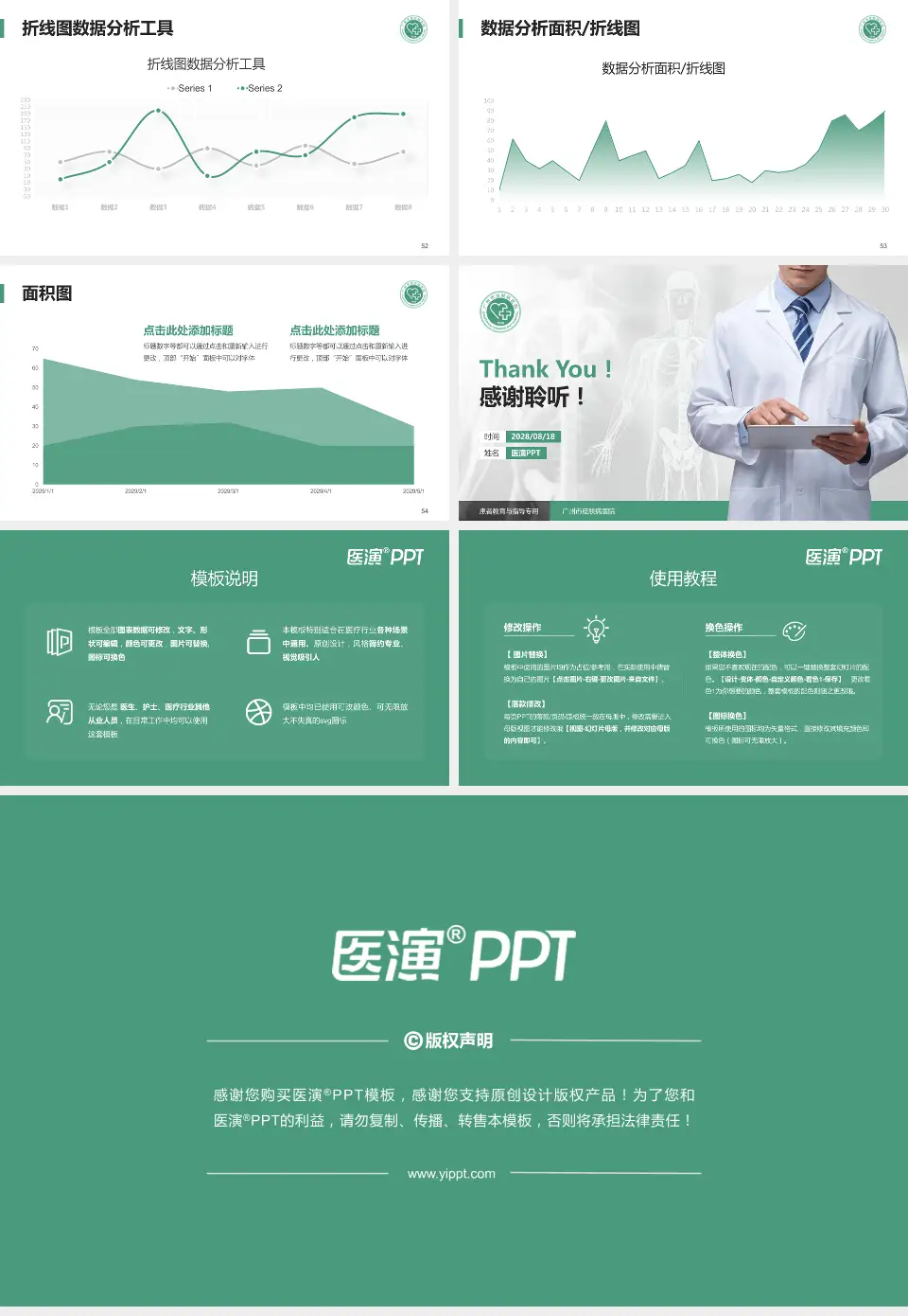 广州市皮肤病医院患者教育与指导PPT模板16:9格式幻灯片预览图7