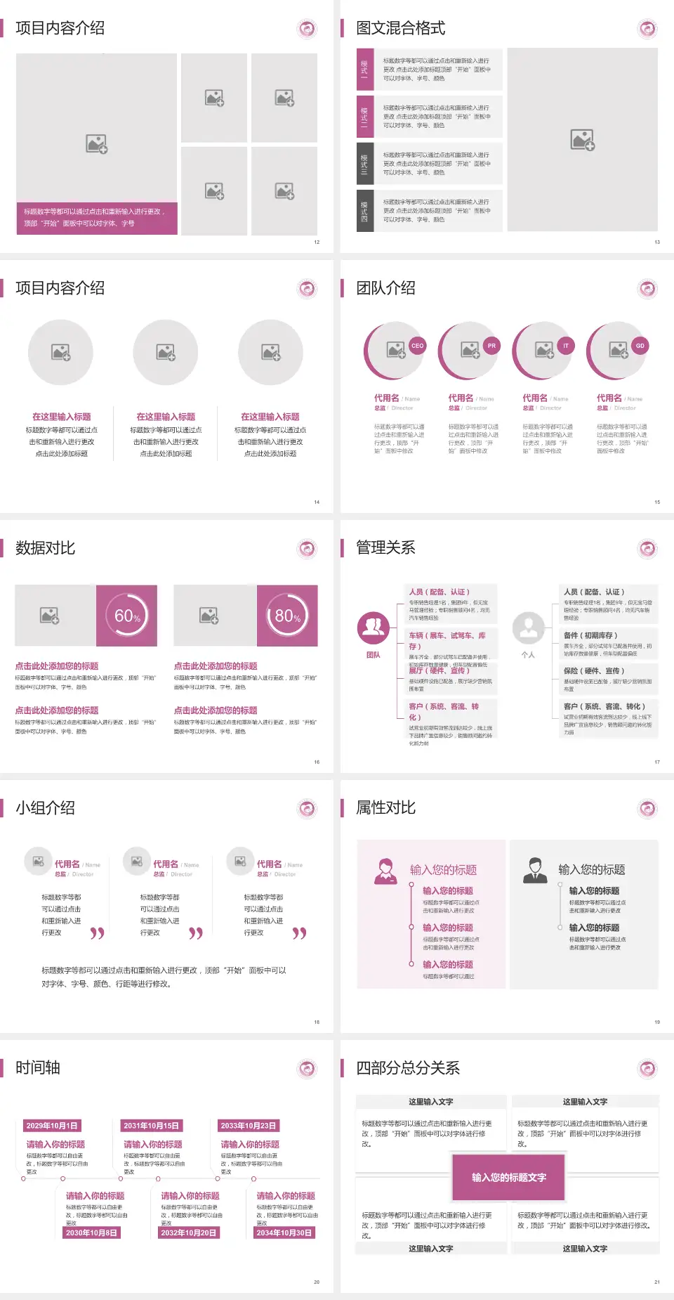 汕头市金平区金园妇幼保健院科室介绍与推广PPT模板4:3格式幻灯片预览图3