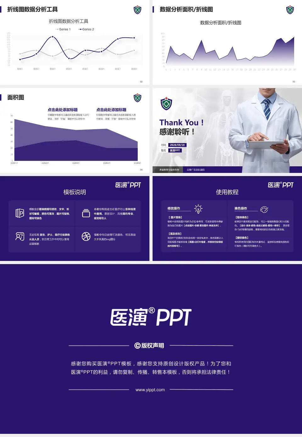 武警广东总队医院患者教育与指导PPT模板16:9格式幻灯片预览图7