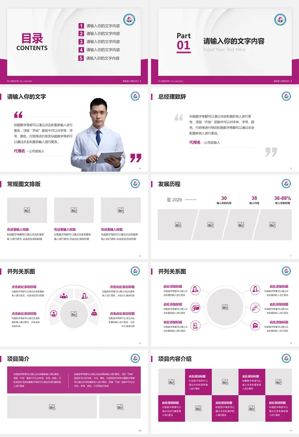 广州市白云区妇幼保健院医院管理报告PPT模板16:9格式幻灯片预览图2
