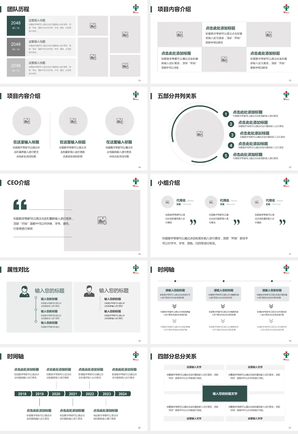 江门市五邑中医院科研成果展示PPT模板16:9格式幻灯片预览图3