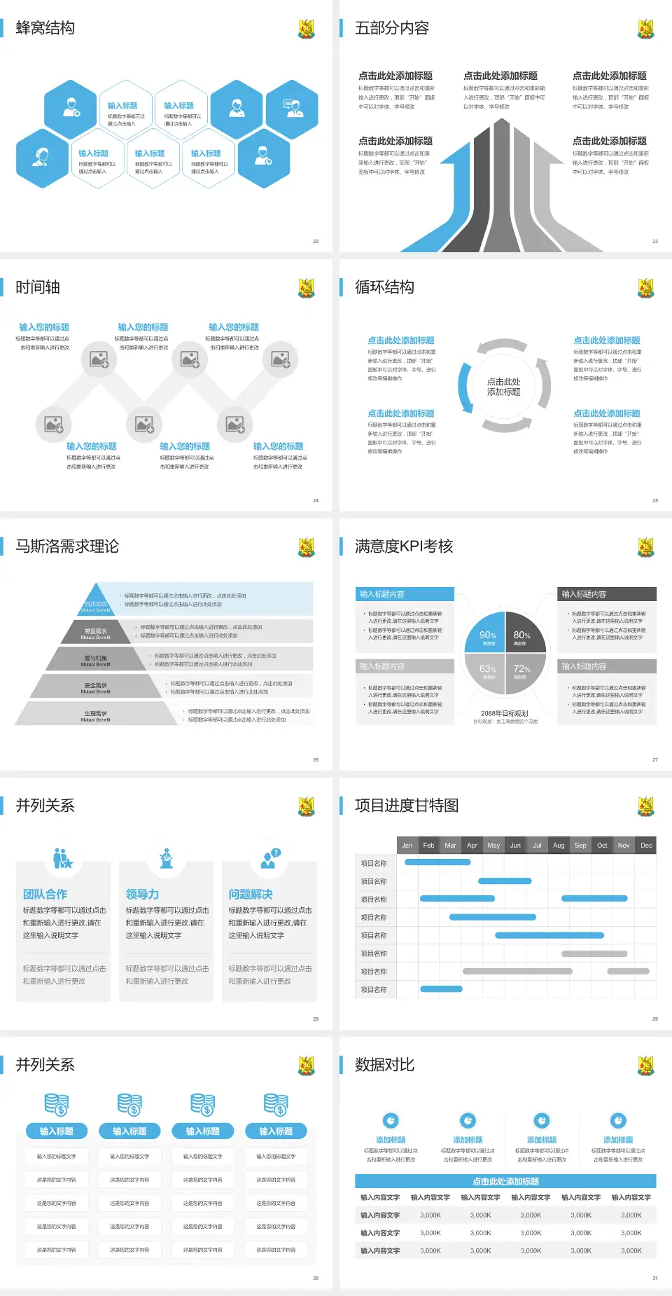 汕头大学第二附属医院医疗知识普及PPT模板4:3格式幻灯片预览图4