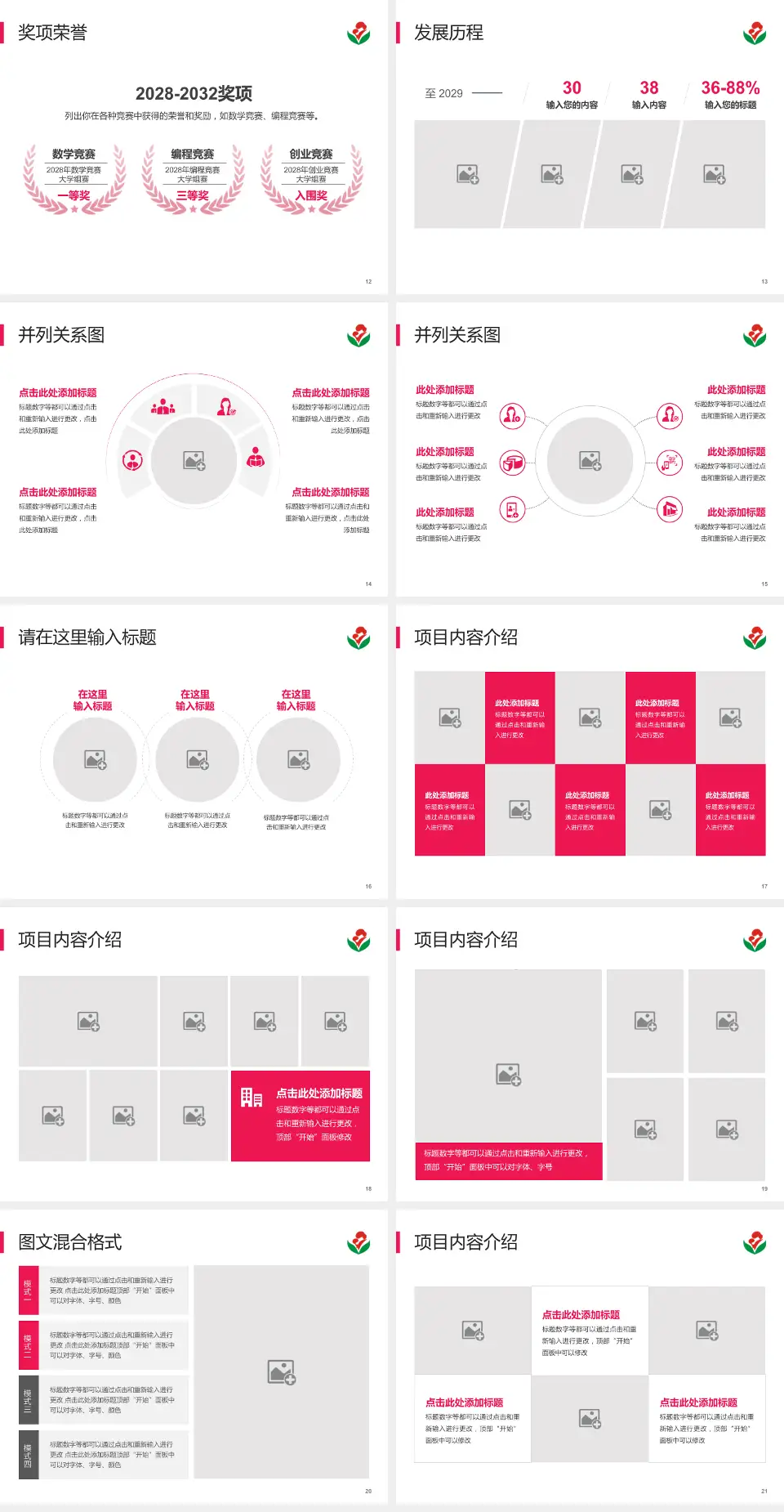 惠州市第二妇幼保健院（总院）护理专业职业生涯规划PPT模板4:3格式幻灯片预览图3