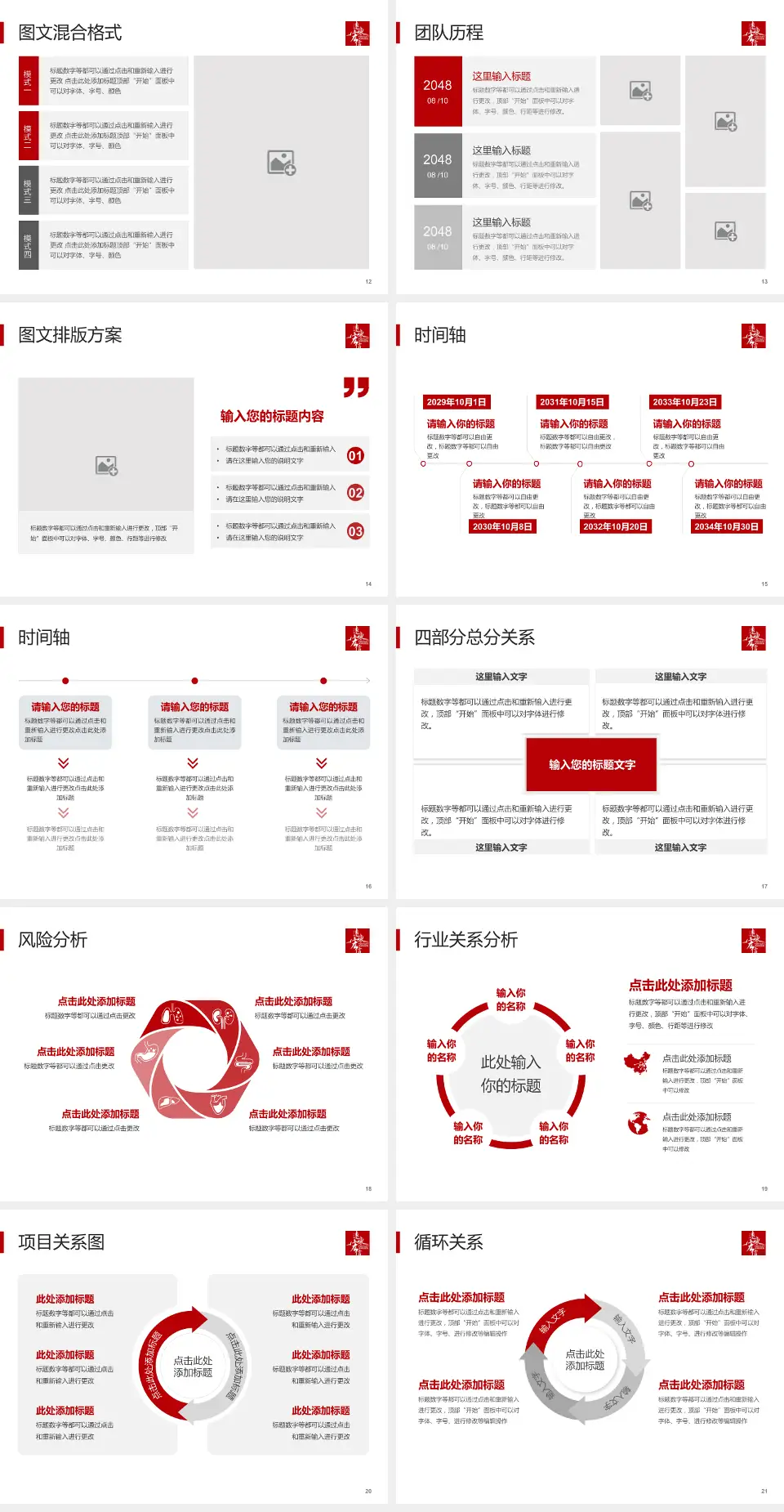 惠州华康医院项目申请与汇报PPT模板4:3格式幻灯片预览图3