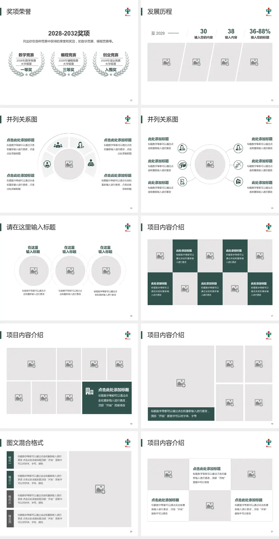 江门市五邑中医院护理专业职业生涯规划PPT模板4:3格式幻灯片预览图3