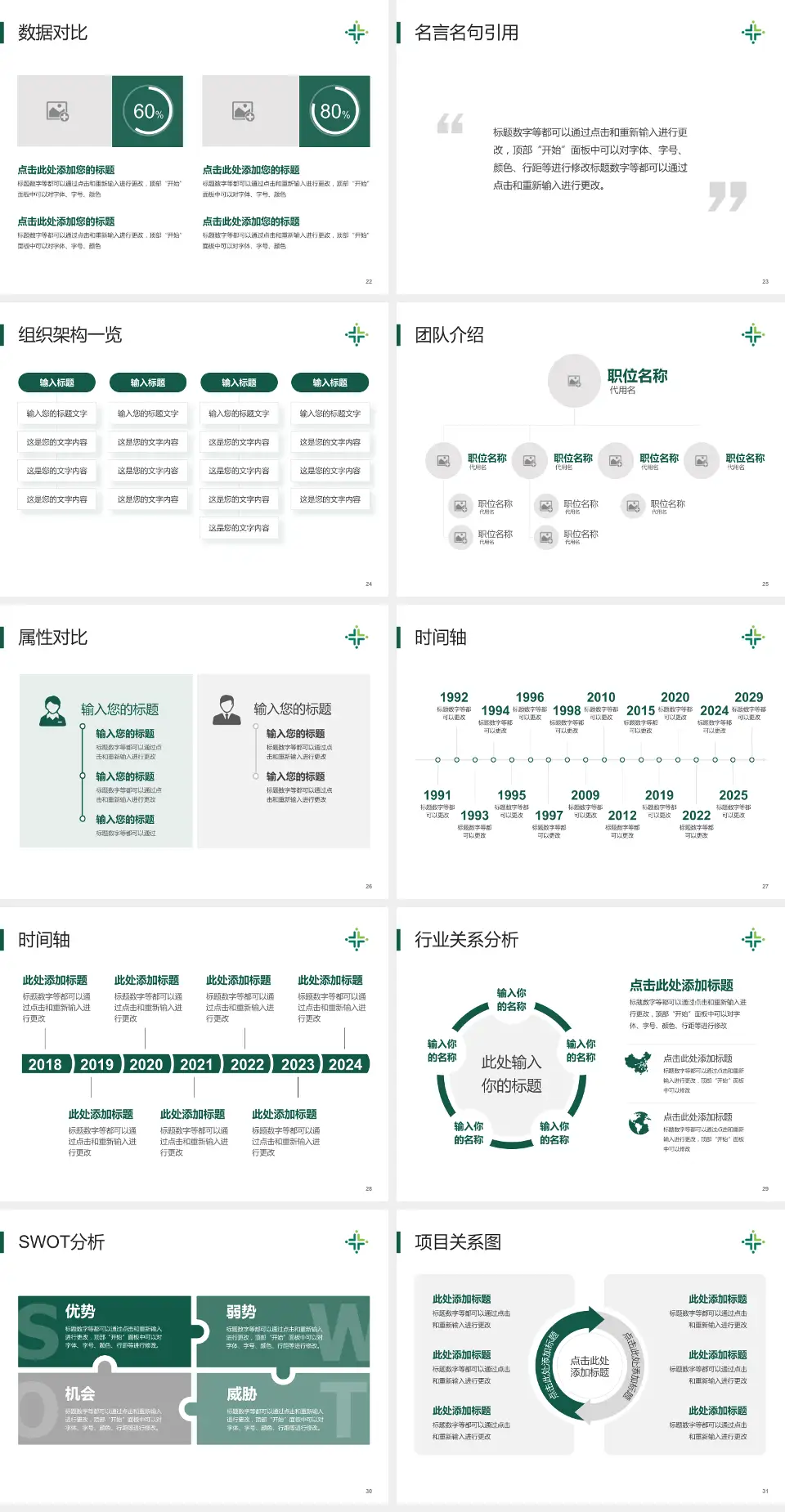 江门市人民医院医院简介/日常通用PPT模板4:3格式幻灯片预览图4