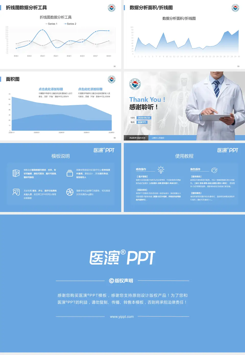 汕尾市人民医院患者教育与指导PPT模板16:9格式幻灯片预览图7