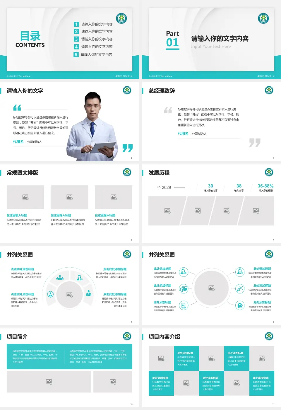 普宁市人民医院医院管理报告PPT模板16:9格式幻灯片预览图2