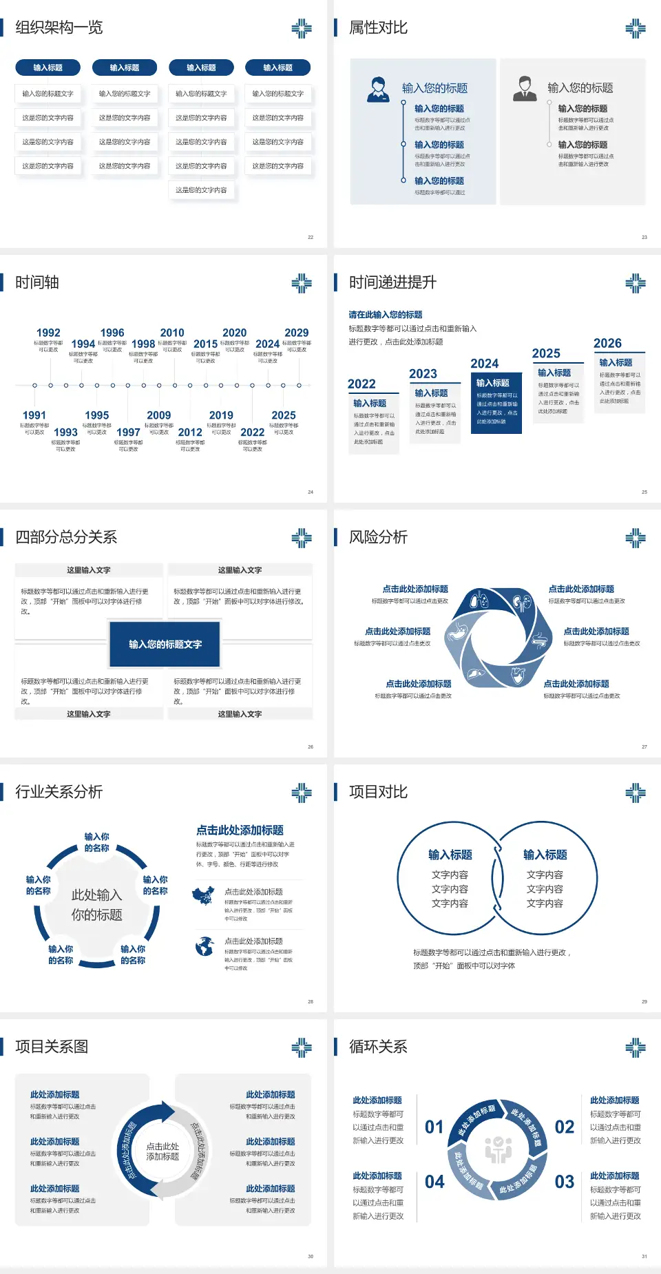 汕尾逸挥基金医院医疗行业比赛专用PPT模板4:3格式幻灯片预览图4