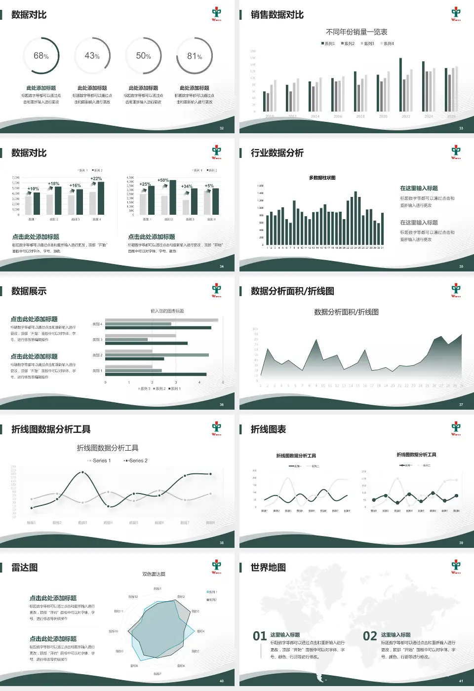 江门市五邑中医院会议与研讨会PPT模板16:9格式幻灯片预览图5
