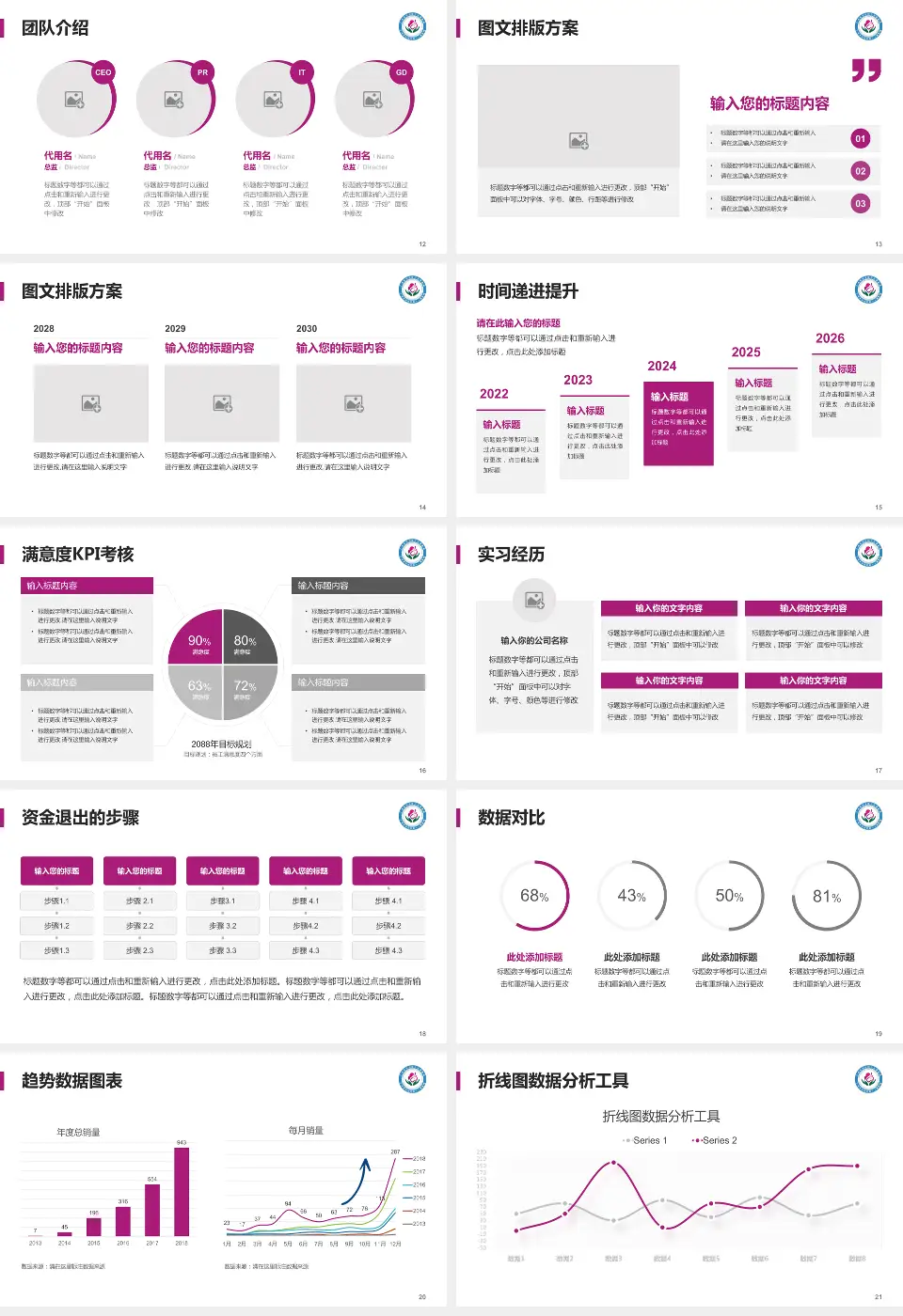 广州市白云区妇幼保健院培训与教育PPT模板16:9格式幻灯片预览图3