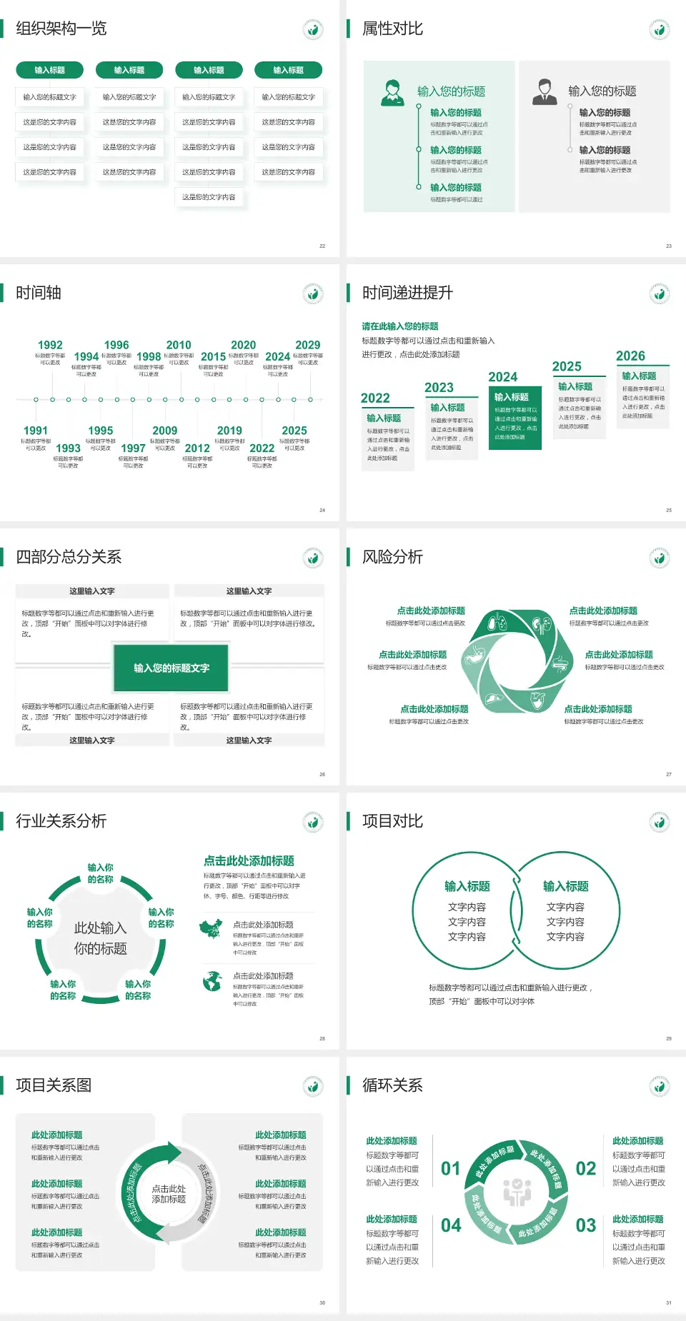 广州市越秀区妇幼保健院越华路总院医疗行业比赛专用PPT模板4:3格式幻灯片预览图4
