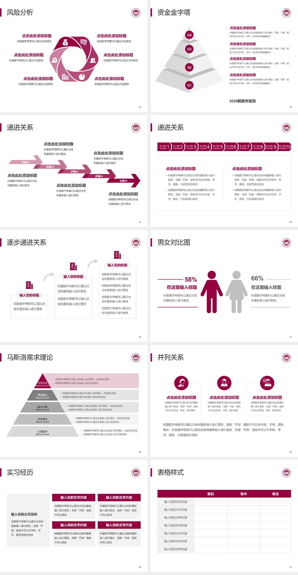 深圳大学总医院项目申请与汇报PPT模板4:3格式幻灯片预览图4
