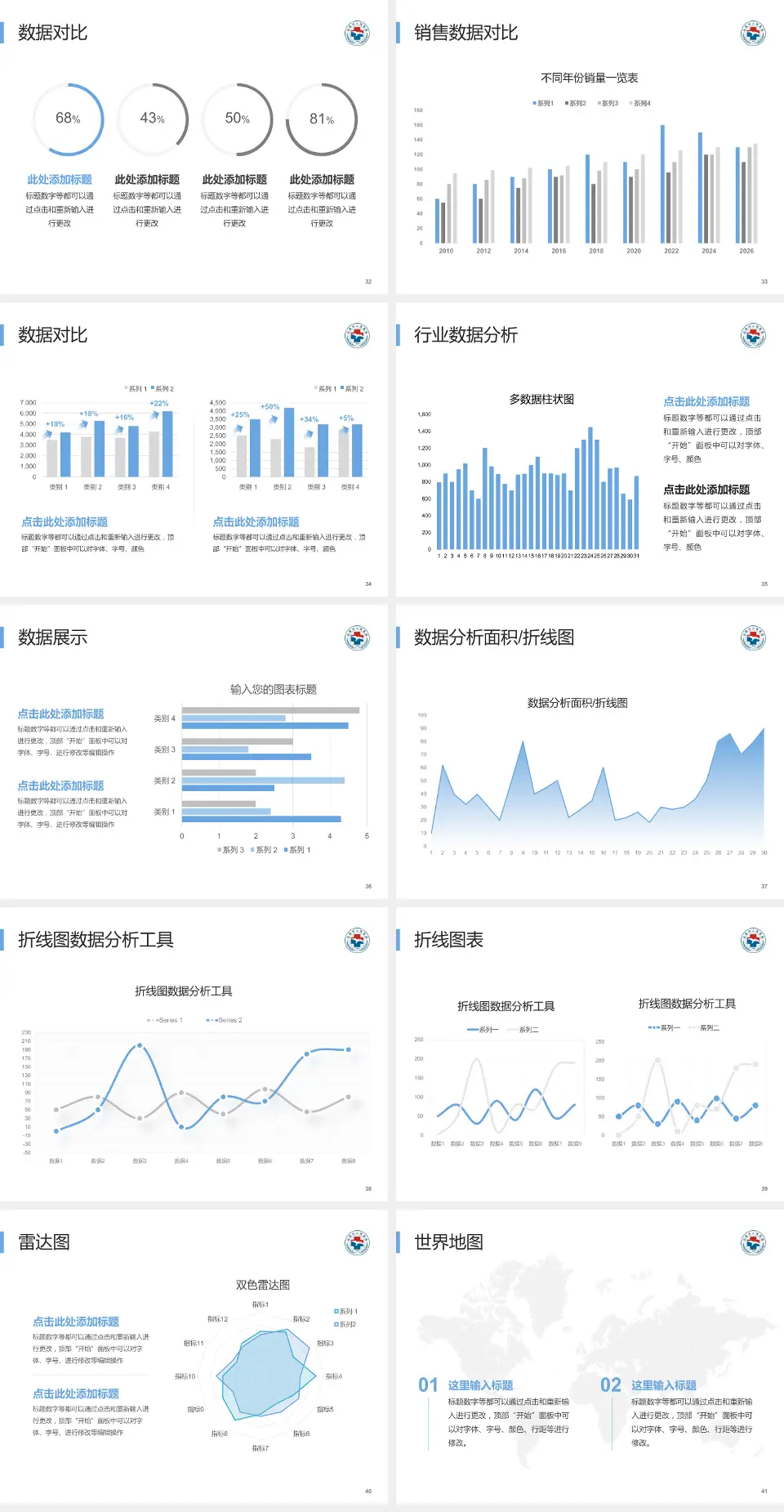 汕尾市人民医院会议与研讨会PPT模板4:3格式幻灯片预览图5