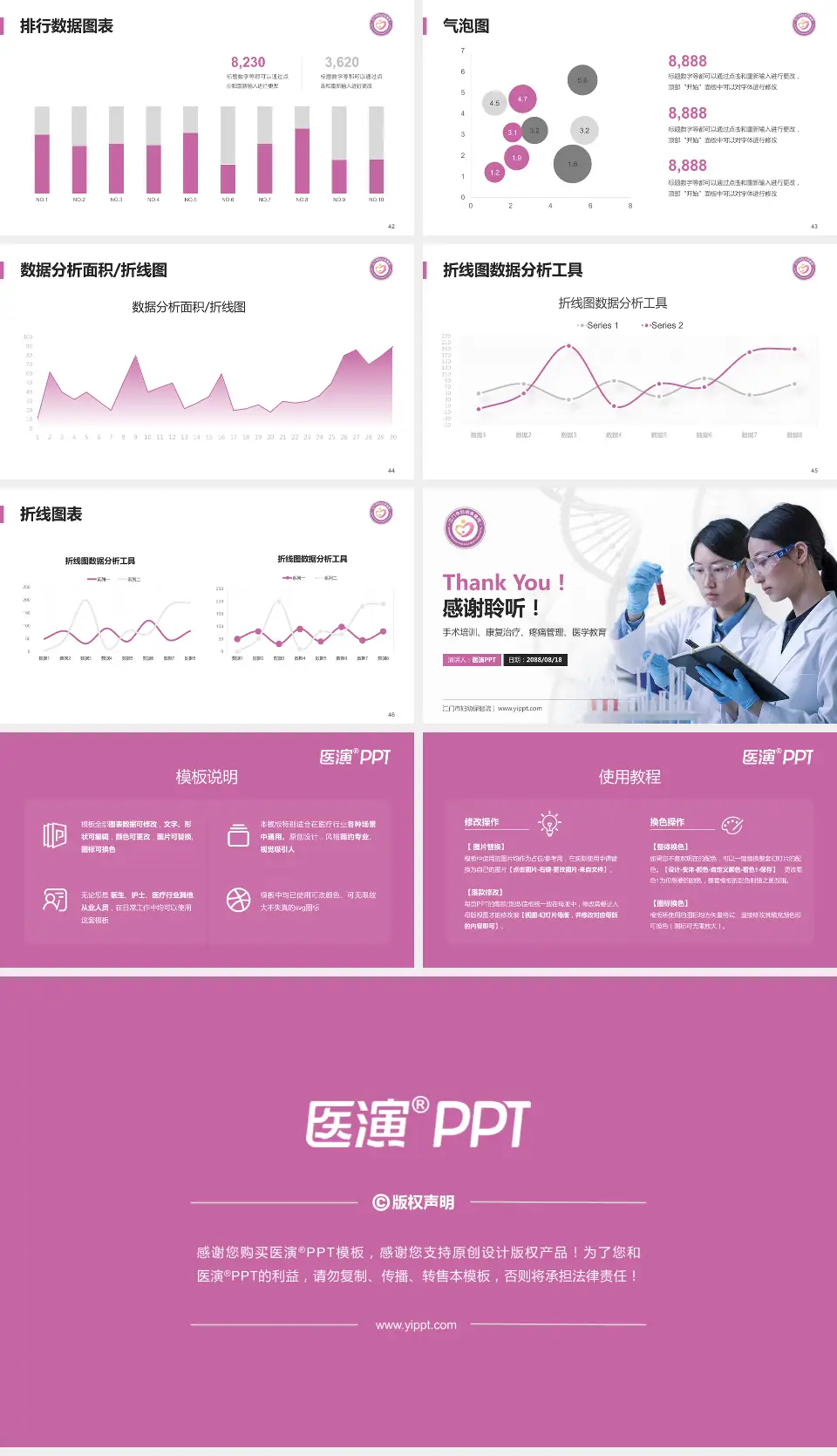江门市妇幼保健院科研成果展示PPT模板16:9格式幻灯片预览图6