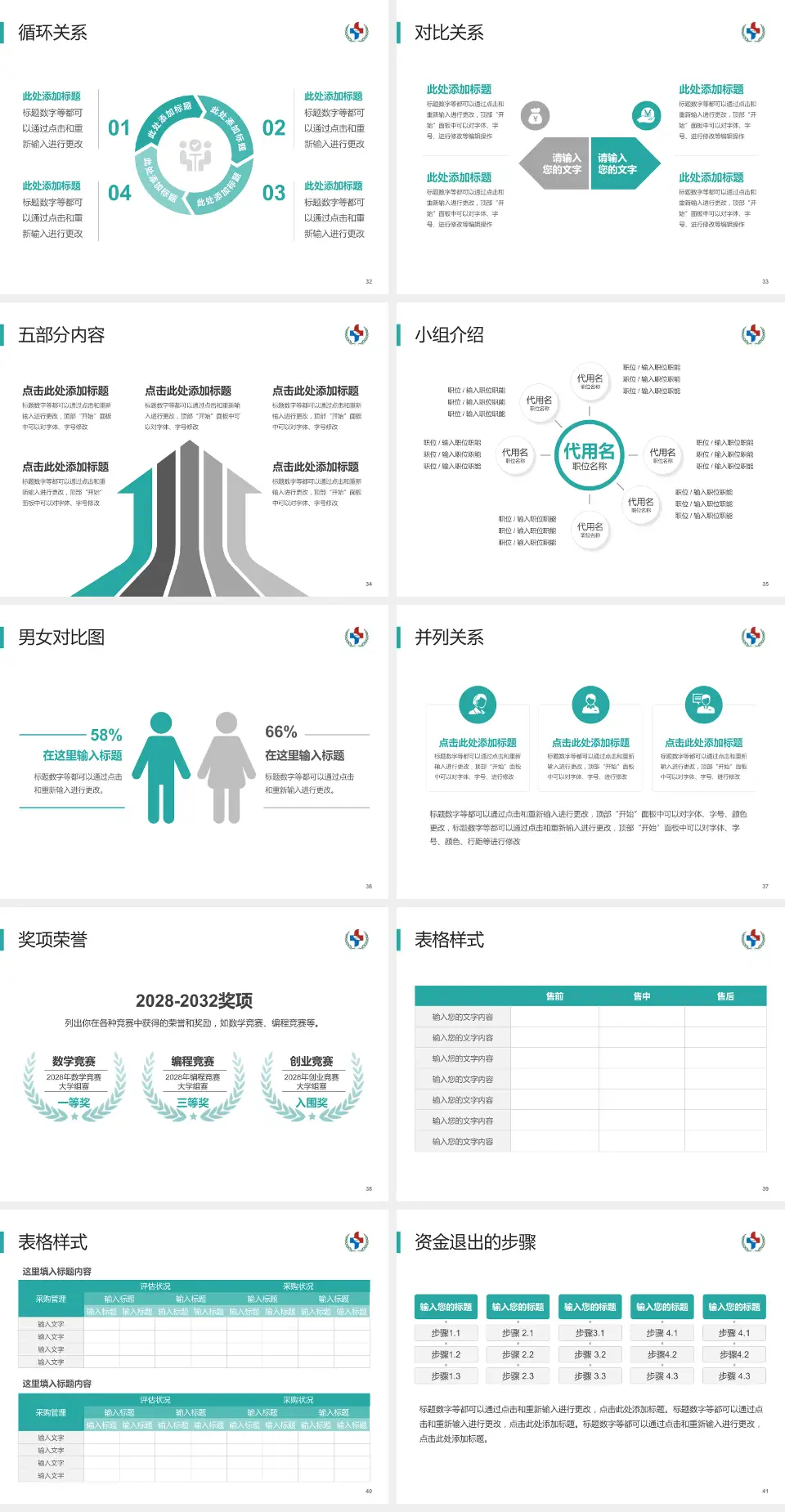 汕头市中医院医院简介/日常通用PPT模板4:3格式幻灯片预览图5