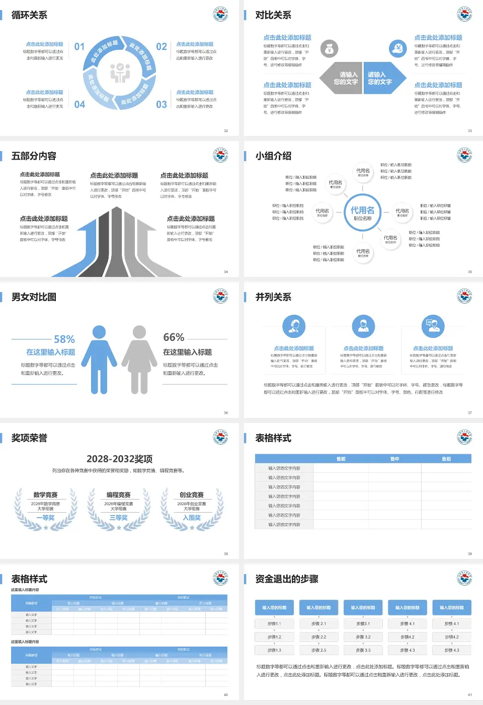 汕尾市人民医院医院简介/日常通用PPT模板16:9格式幻灯片预览图5