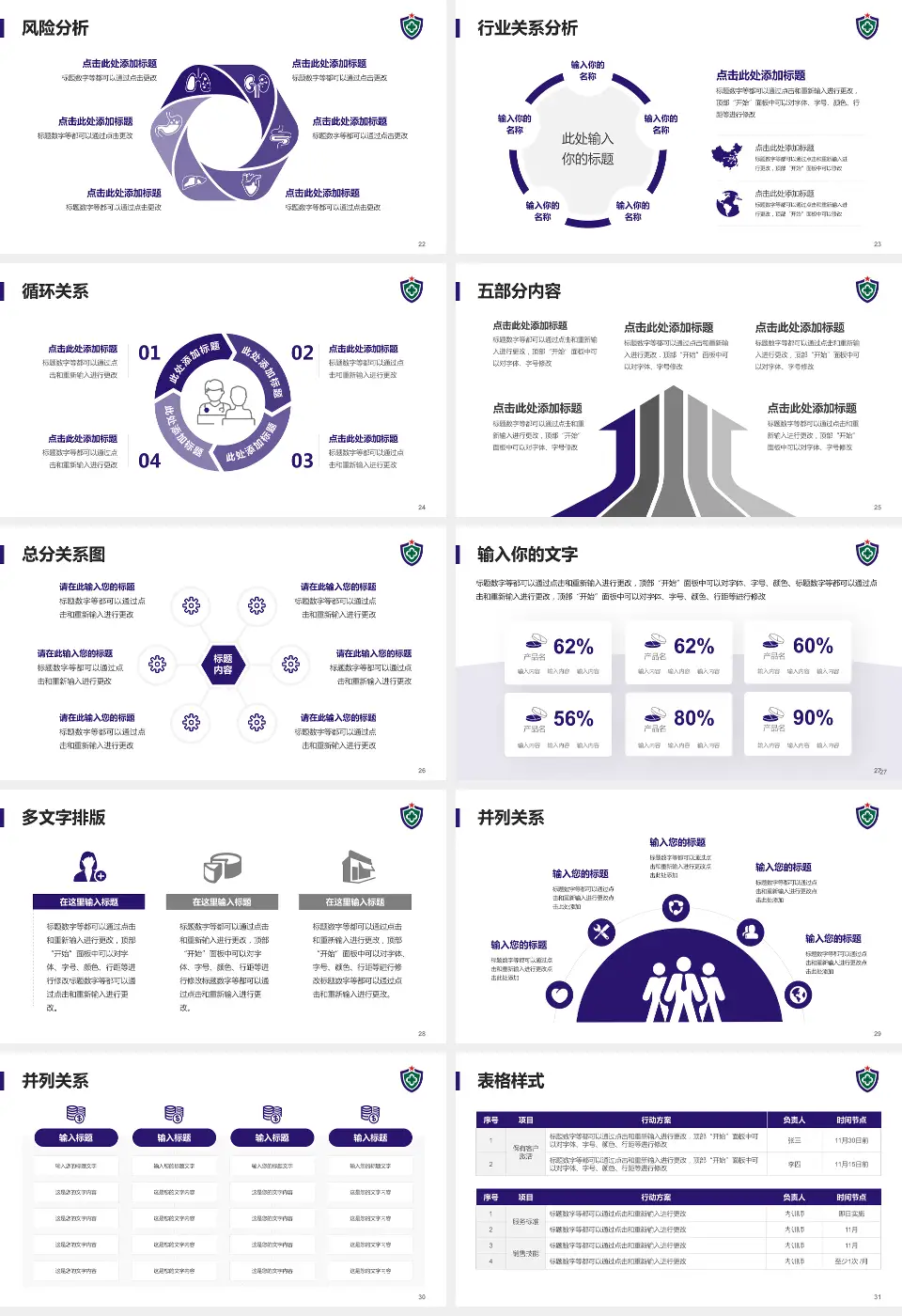 武警广东总队医院科室介绍与推广PPT模板16:9格式幻灯片预览图4