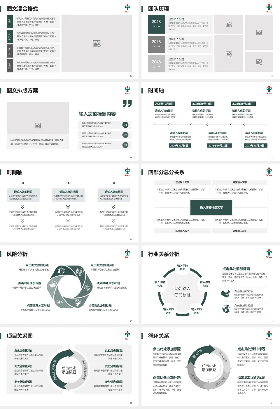 江门市五邑中医院项目申请与汇报PPT模板16:9格式幻灯片预览图3