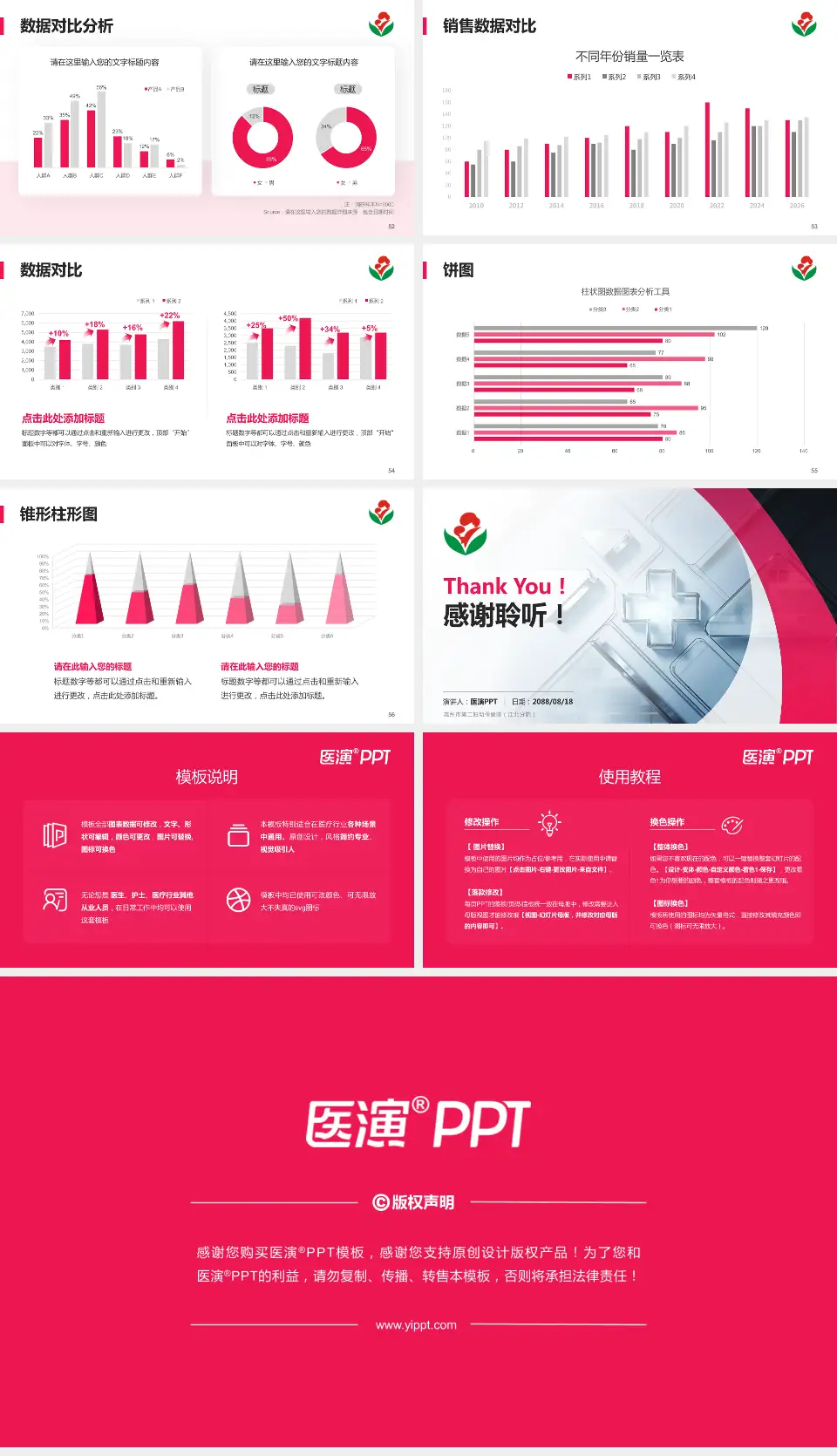 惠州市第二妇幼保健院（江北分院）医疗行业比赛专用PPT模板16:9格式幻灯片预览图7