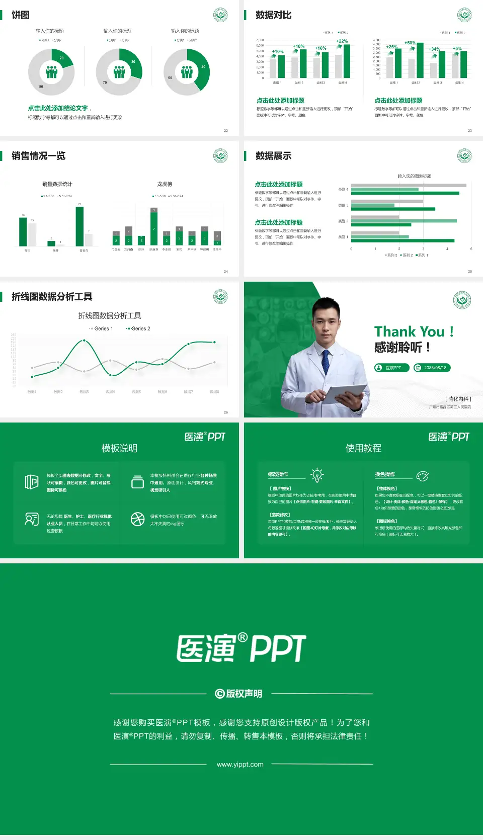 广州市番禺区第三人民医院病例分享与讨论PPT模板16:9格式幻灯片预览图4