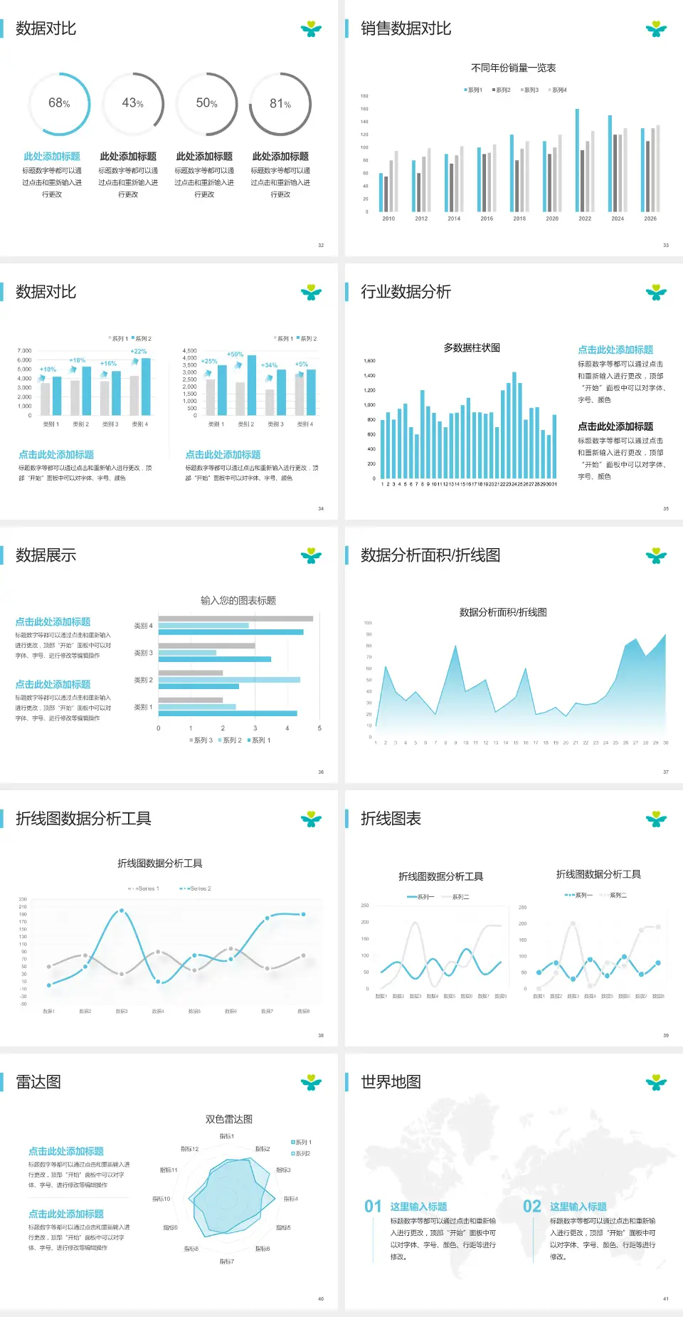 深圳市儿童医院会议与研讨会PPT模板4:3格式幻灯片预览图5