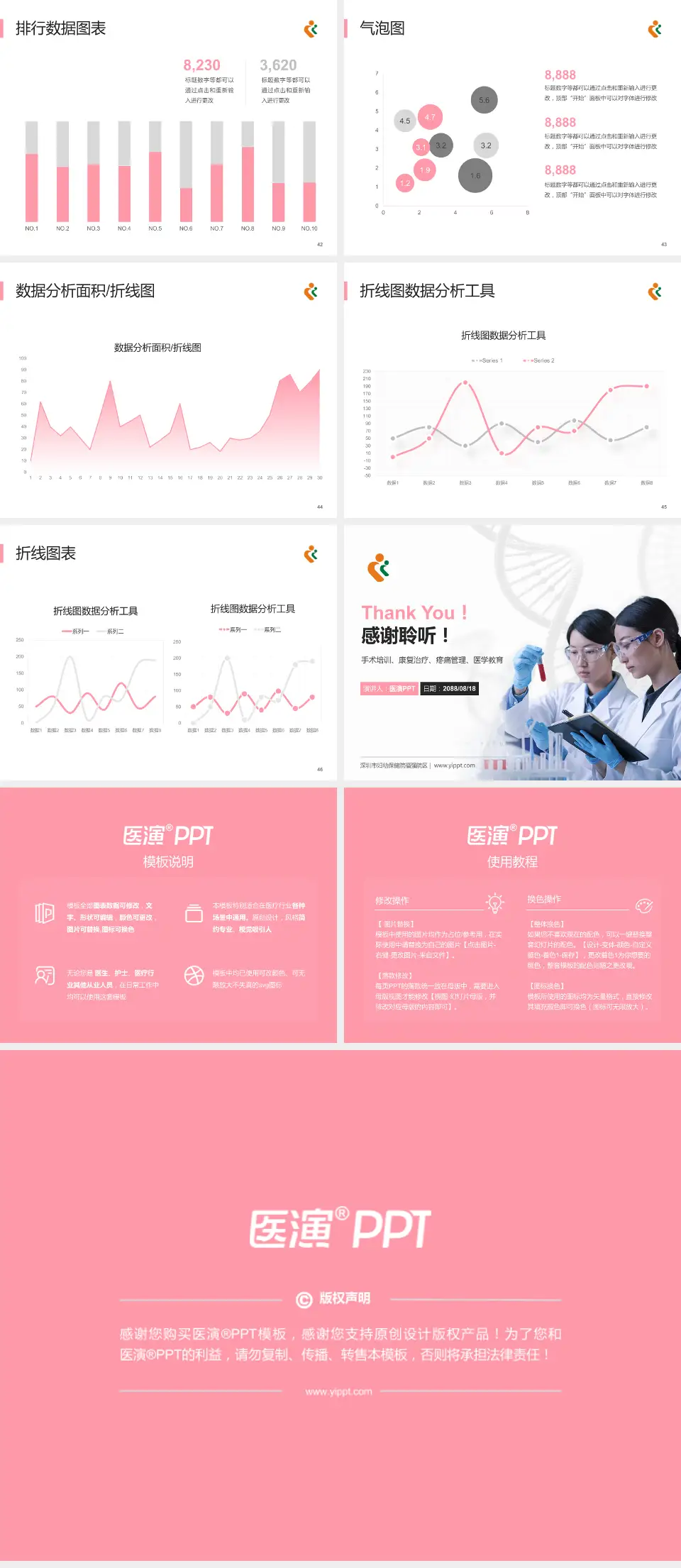 深圳市妇幼保健院福强院区科研成果展示PPT模板4:3格式幻灯片预览图6