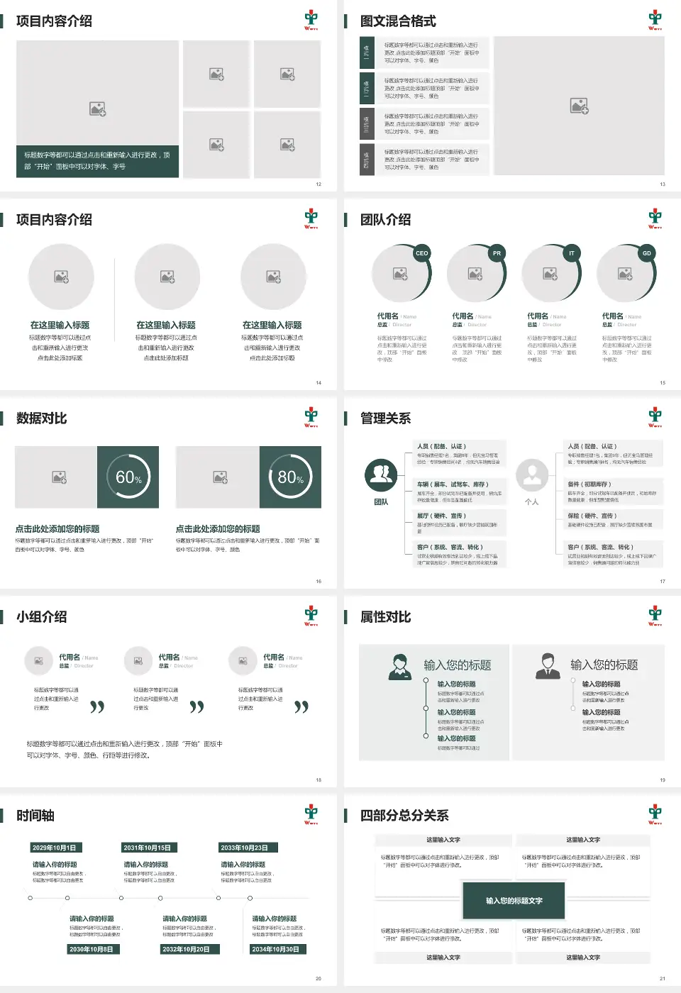 江门市五邑中医院科室介绍与推广PPT模板16:9格式幻灯片预览图3