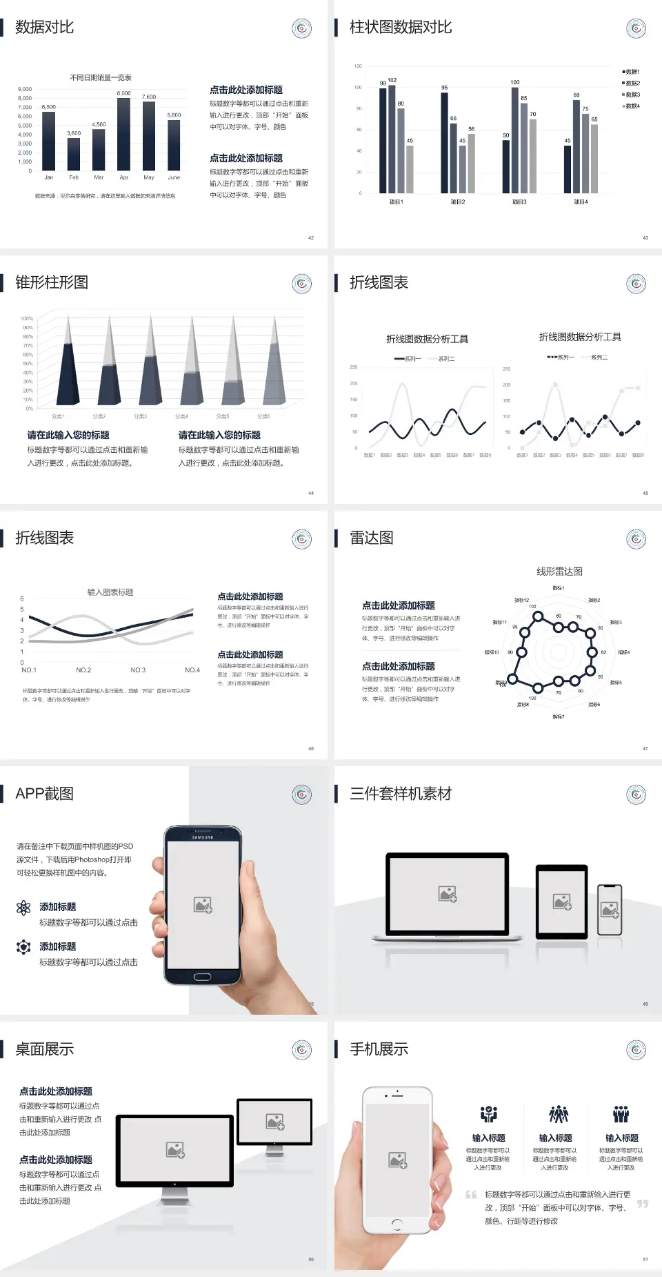 广州市白云区第三人民医院医院管理报告PPT模板4:3格式幻灯片预览图6