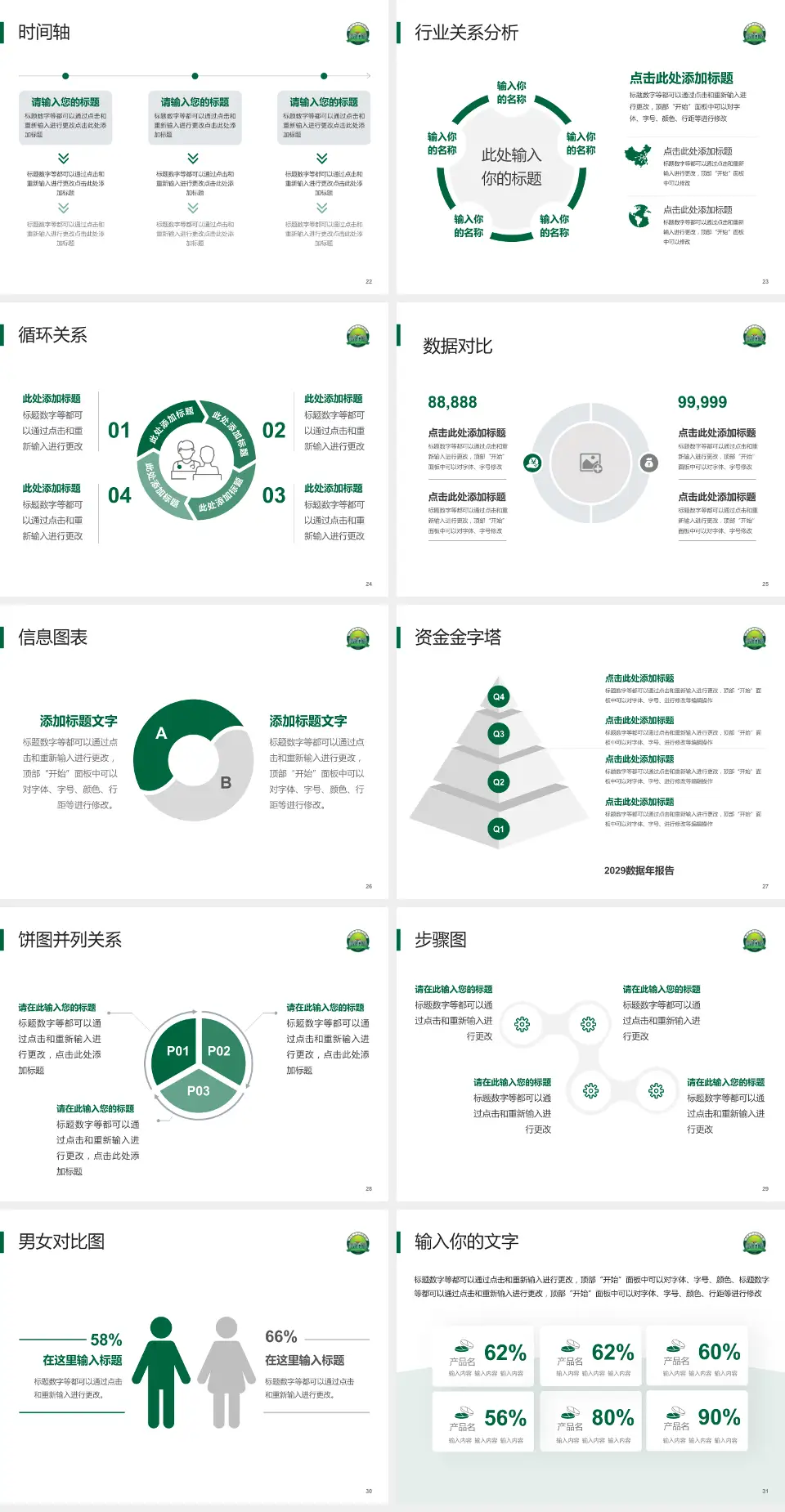 开平市中心医院医院管理报告PPT模板4:3格式幻灯片预览图4
