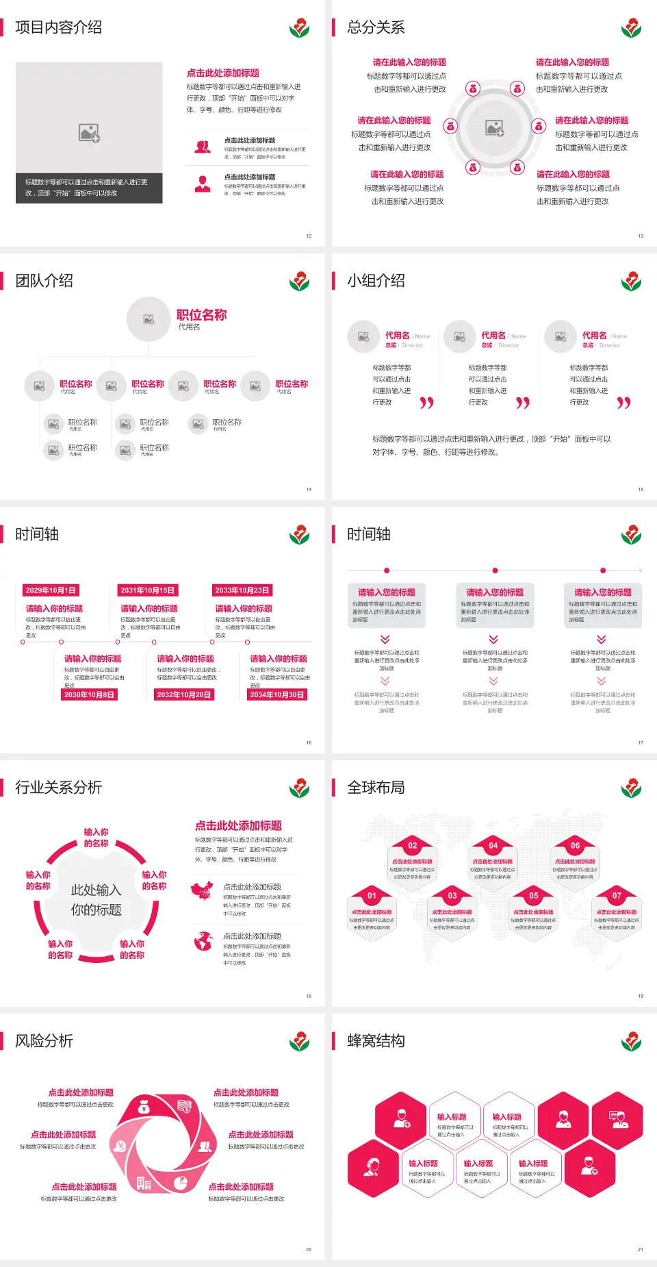 惠州市第二妇幼保健院（总院）会议与研讨会PPT模板4:3格式幻灯片预览图3