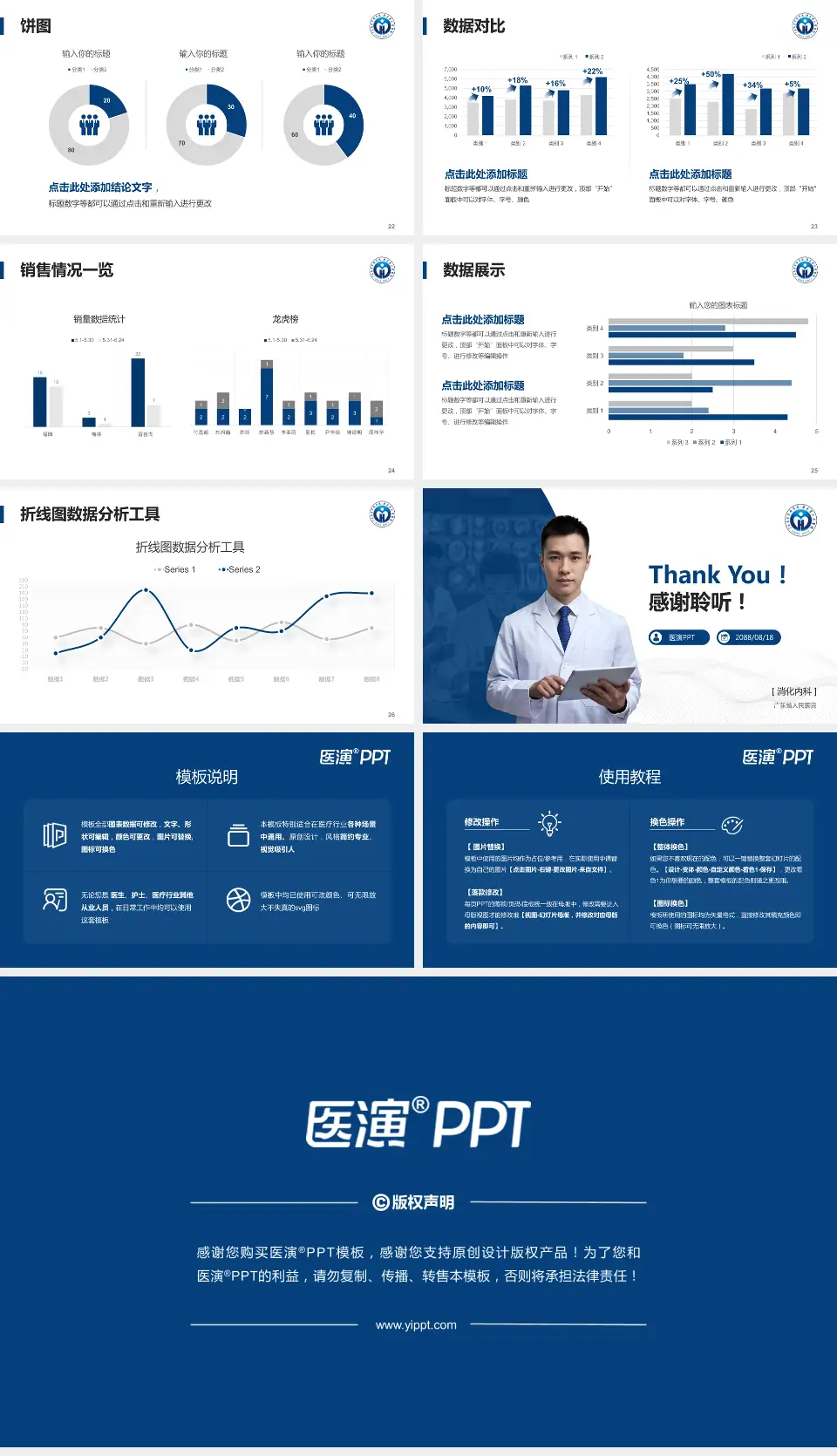 广东省人民医院病例分享与讨论PPT模板16:9格式幻灯片预览图4