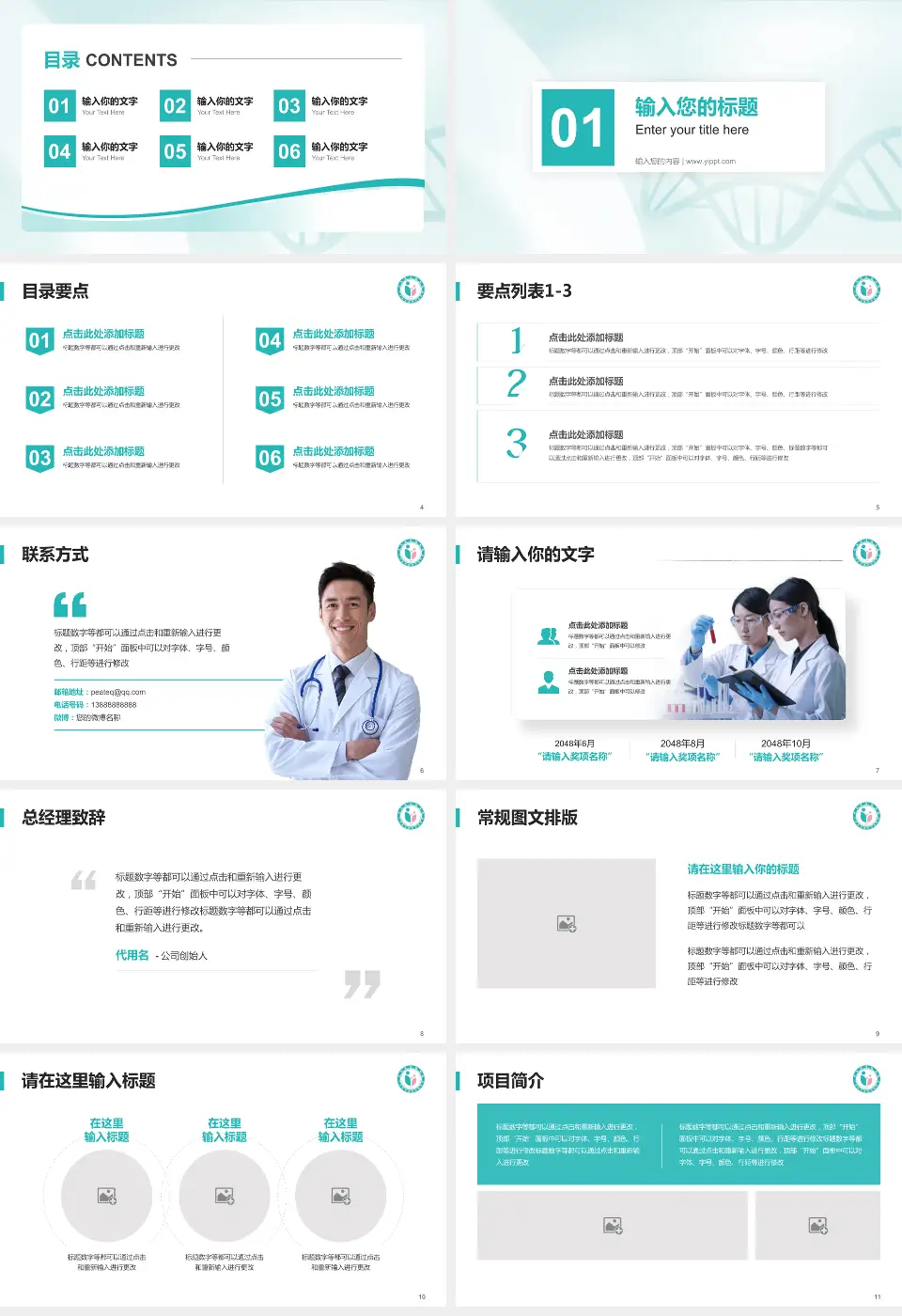 广东省生殖医院项目申请与汇报PPT模板16:9格式幻灯片预览图2