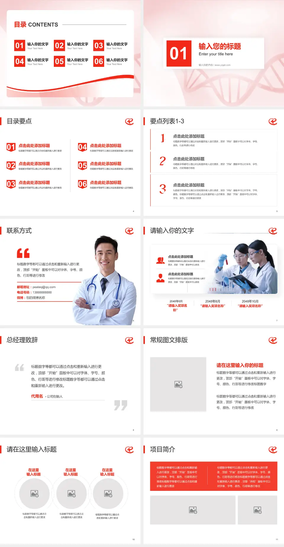 广东省中西医结合医院项目申请与汇报PPT模板4:3格式幻灯片预览图2