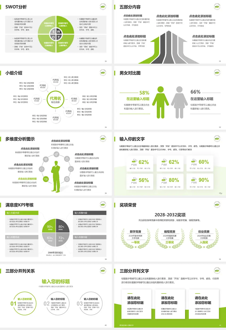 广州市干部和人才健康管理中心医疗行业比赛专用PPT模板16:9格式幻灯片预览图5