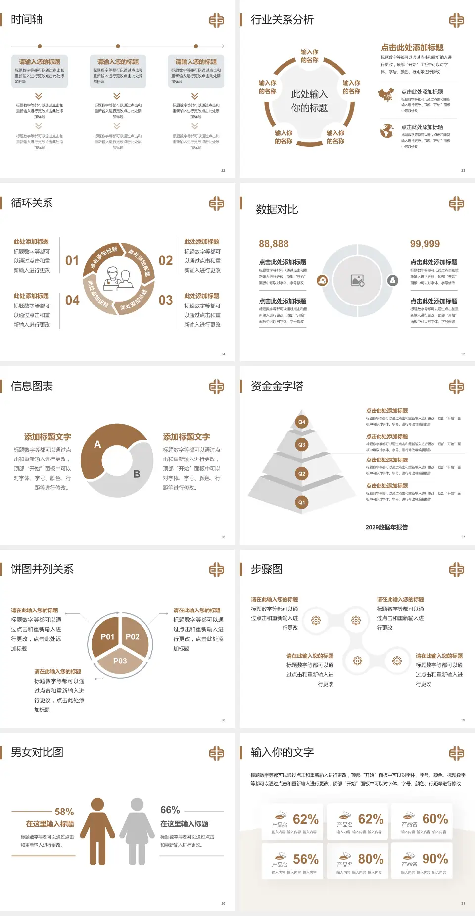 广州市中西医结合医院医院管理报告PPT模板4:3格式幻灯片预览图4