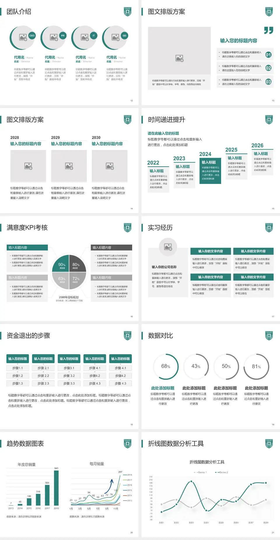 南方科技大学第三附属医院培训与教育PPT模板4:3格式幻灯片预览图3