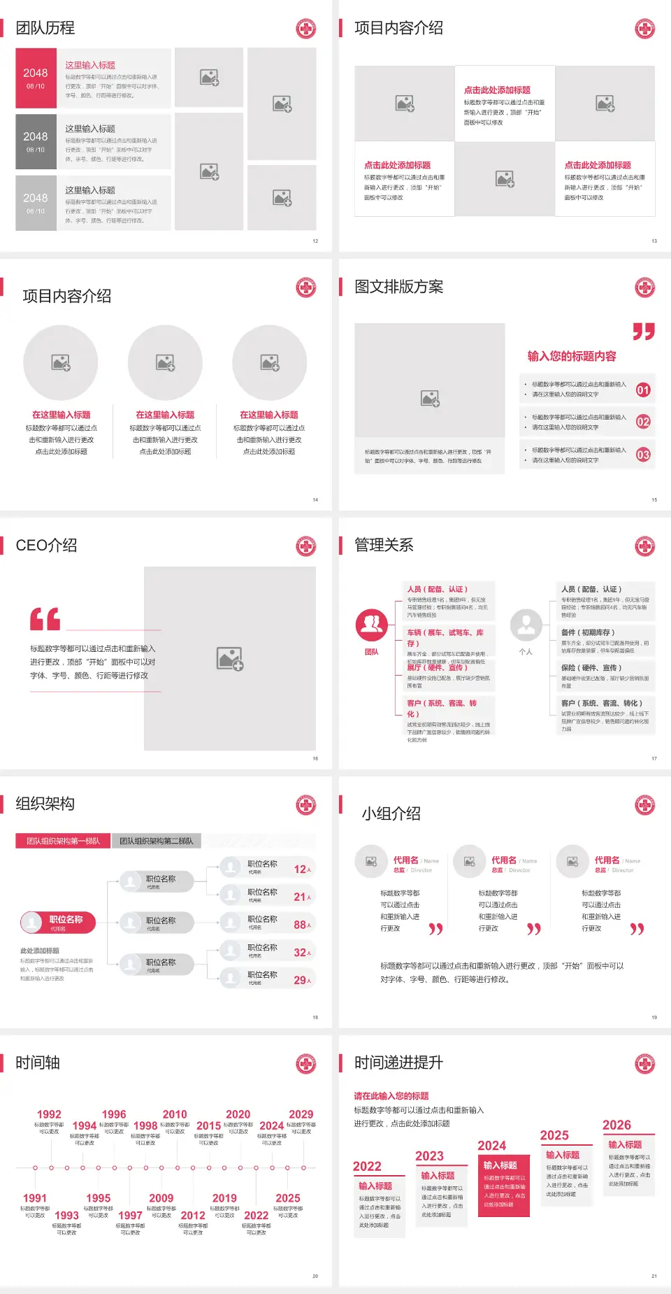广州市天河区妇幼保健院医院管理报告PPT模板4:3格式幻灯片预览图3